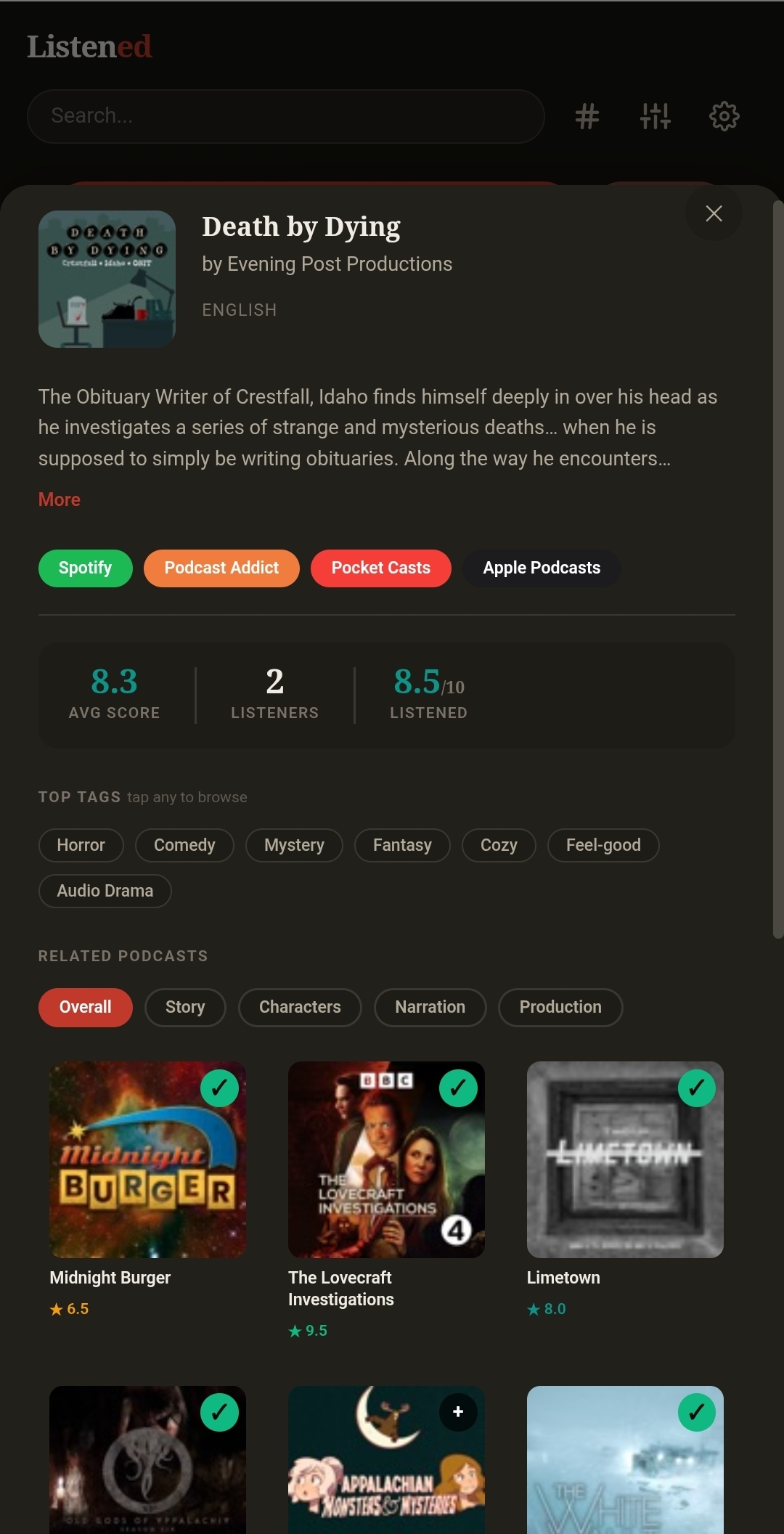 Community page